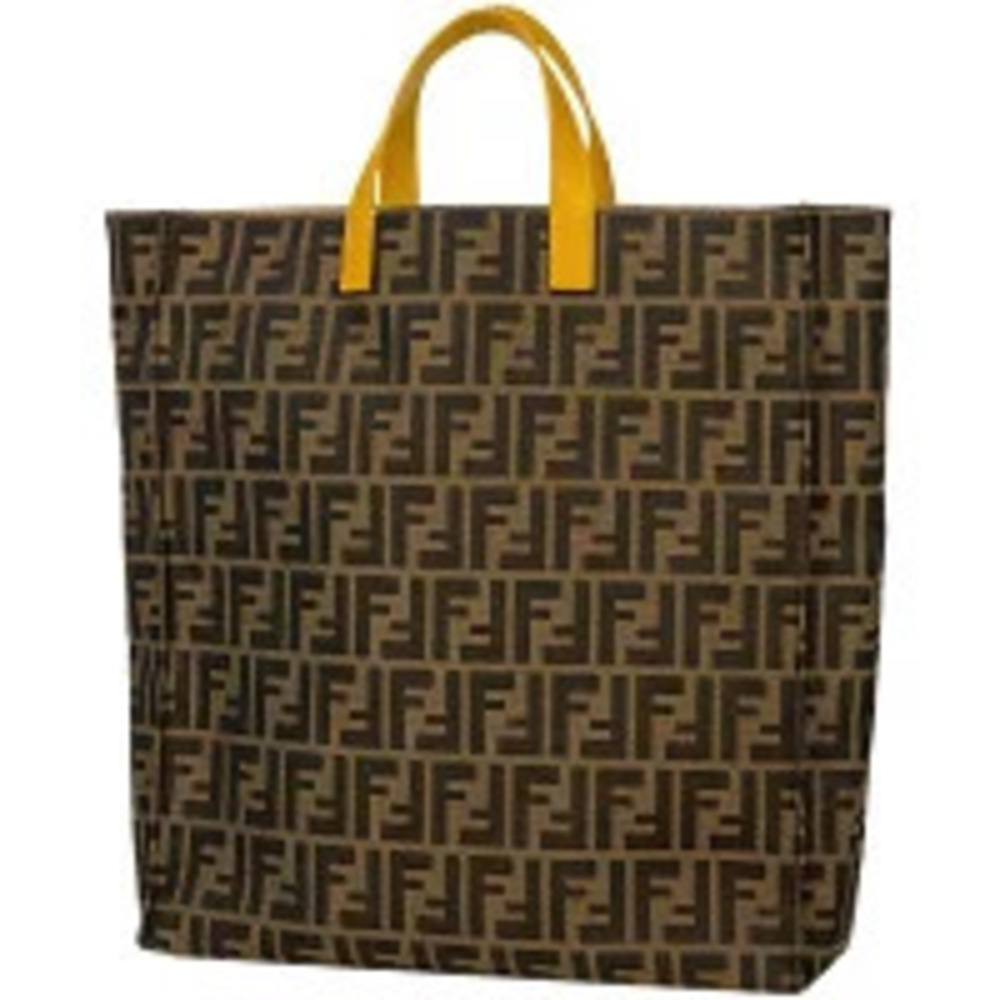 Fendi Zucca tote bag canvas brown